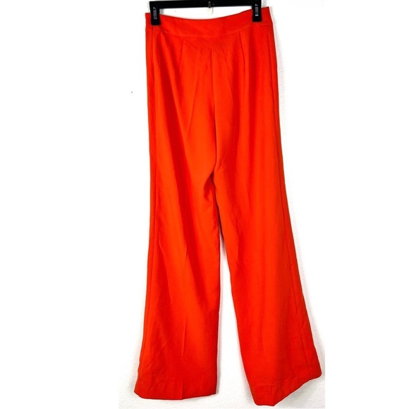 ZARA FLUID PANTS I PUMPKIN ORANGE size XS - Picture 6 of 9